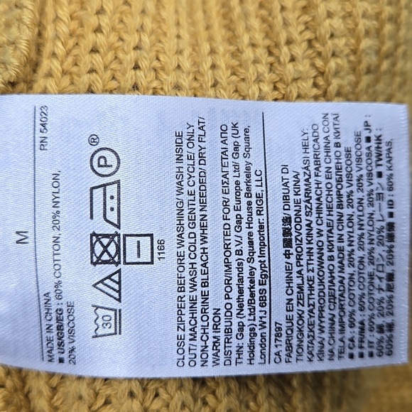 Banana Republic Sweater Viscose Blend Zip Sides M - Picture 5 of 8